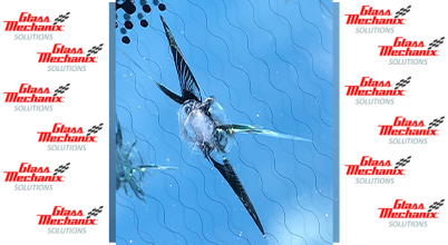 Szélvédő javítás csillag alakú sérülés